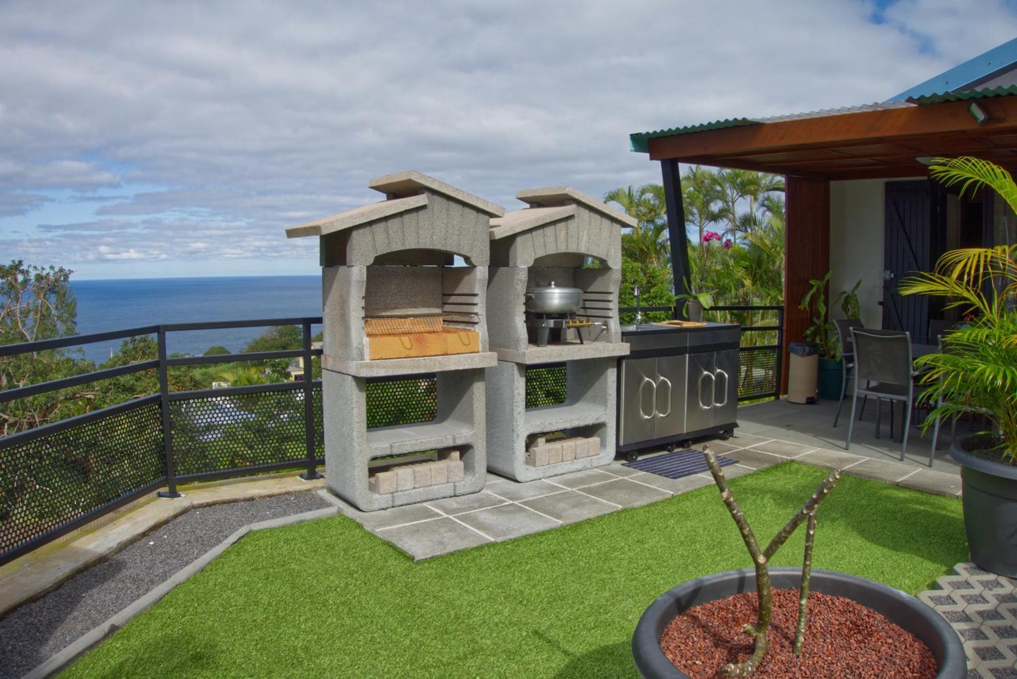 Ka Hema - Maison Entiere Avec Jacuzzi Et Vue Sur Mer Saint-Joseph Kültér fotó