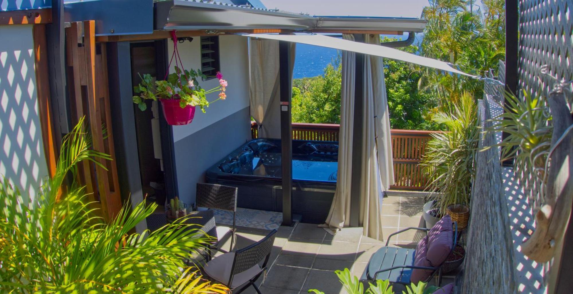 Ka Hema - Maison Entiere Avec Jacuzzi Et Vue Sur Mer Saint-Joseph Kültér fotó